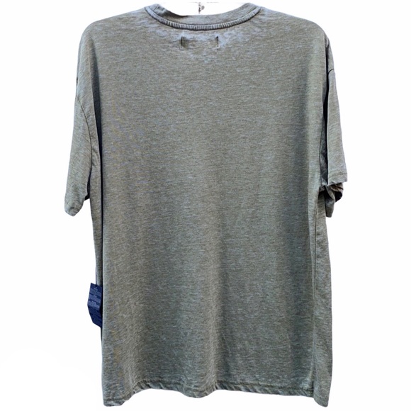 NWT Forever 21 men/unisex medium short sleeve floral peace sign burn out tee - Picture 3 of 9